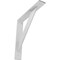 Ekena Millwork Traditional Steel Bracket, Hammered White 2"W x 12"D x 12"H BKTM02X12X12TRHWH - alternate 1